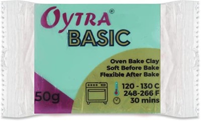 OYTRA Polymer Clay Basic 50 Gram Oven Bake Clay (50E03 Turquoise Blue) Art Clay(50 g)