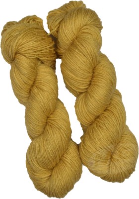 KNIT KING Represents H VARDHMAN Knitting Yarn Wool Li Mustard 500 gm Art-ABFH