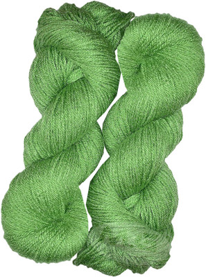 Simi Enterprise Represents H VARDHMAN Knitting Yarn Wool Li Apple Green 400 gm Art-DBG