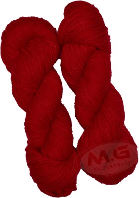 M.G Enterprise Represents H VARDHMAN Knitting Yarn Wool Li Red 500 gm Art-ACBC