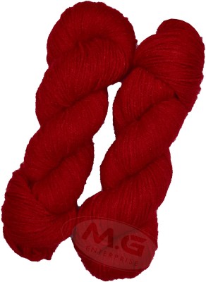 Simi Enterprise Represents H VARDHMAN Knitting Yarn Wool Li Red 400 gm Art-ACBC