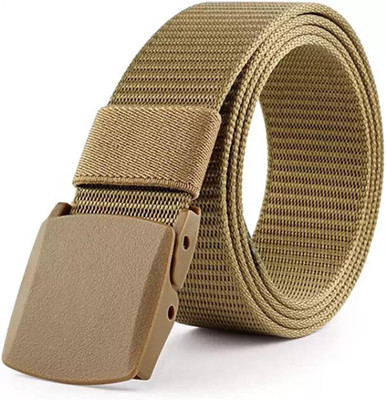 V ROOTS Men Casual Beige Canvas Belt