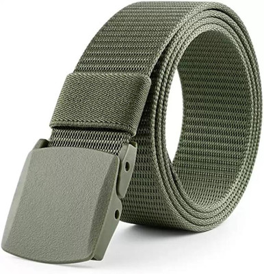 V ROOTS Men Casual Green Canvas Belt