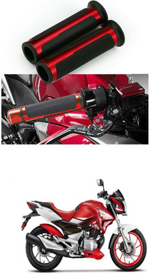 PROEDITION 7/8 Handle Bar CNC Aluminum Rubber Handlebar Hand Grips 323 Handle Bar Grip For Honda CBR 250R(Pack of 2)