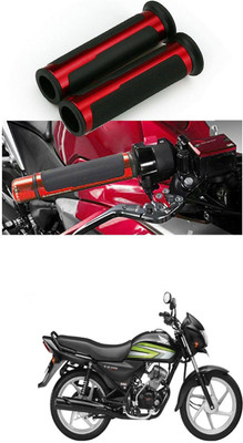 PROEDITION 7/8 Handle Bar CNC Aluminum Rubber Handlebar Hand Grips 324 Handle Bar Grip For Honda CBR 250R(Pack of 2)