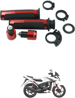 PECUNIA Metal Handle Grip Handlebar Ends with Aluminium Insert 92 Handle Bar Grip For Hero Ignitor(Pack of 2)