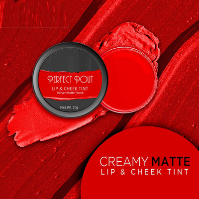 REIMICHI RED CREAMY MATTE FINISH LIP & CHEEK TINT(RED)