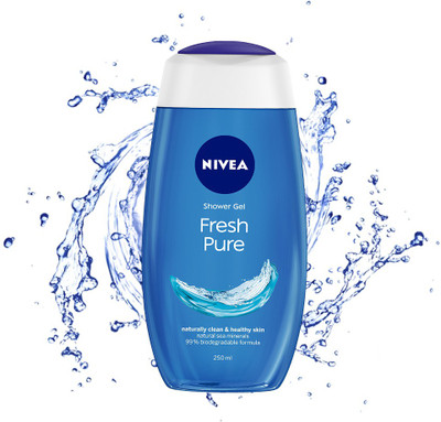 NIVEA Body Wash Fresh Pure Shower Gel Refreshing Aquatic Scent(250 ml)