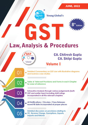 GST Law Analysis & Procedures (Set Of Two Volumes)(Paperback, CA Chitresh Gupta, CA Shilpi Gupta)