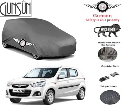 Gunsun Car Cover For Maruti Suzuki Alto (Without Mirror Pockets)(Grey)