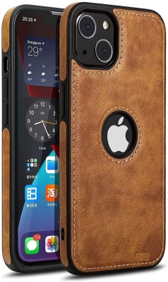 Worth Buy Back Cover for Apple iPhone 13 Mini |Leather Back Case Cover |Premium High End Series| Rick Look Buy(Brown, Shock Proof, Pack of: 1)