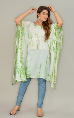 Soaring High Printed Pure Cotton Women Kaftan