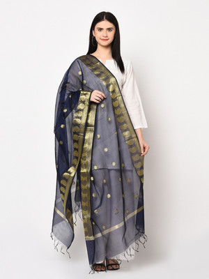WEAVERS VILLA Silk Blend Self Design Women Dupatta