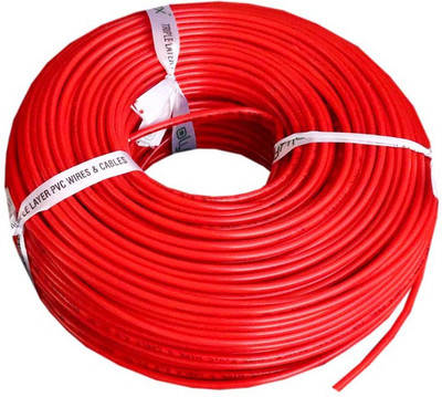 Smuf Triple Layer Advanced PVC 2.5 MM 1 sq/mm Red 270 ft. Wire(RED)