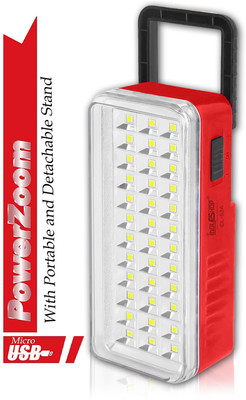 iDOLESHOP Portable 36 High-Bright LED Light With Android Charging Support Rechargeable 6 hrs Flood Lamp Emergency Light(Red)