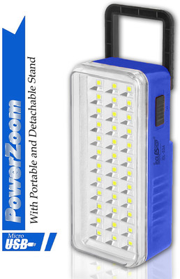 FIRSTLIKE Portable 36 High-Bright LED With Android Charging Support Rechargeable 6 hrs Lantern Emergency Light(Blue)