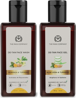 THE MAN COMPANY De-Tan Glow Up – & Face Gel for Men Face Wash  (100 ml)