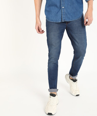 NUMERO UNO Sustainable Denim Skinny Men Dark Blue Jeans