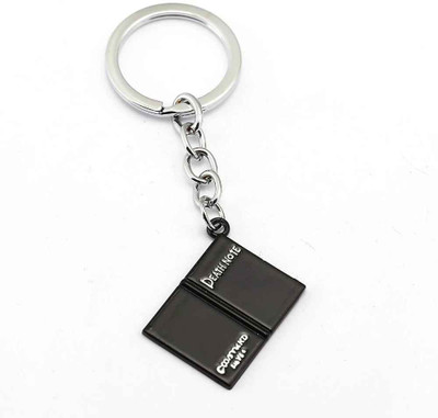 RV Mart Death Note Anime Book Metal Keychain Key Chain for Car Bikes Key Ring Key Chain