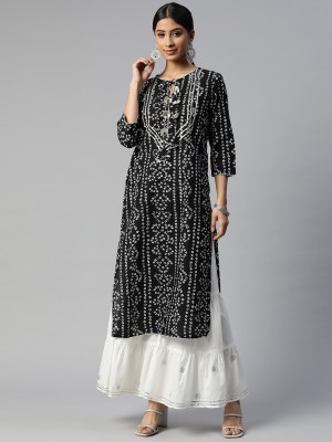 SVARCHI Women Kurta Sharara Set