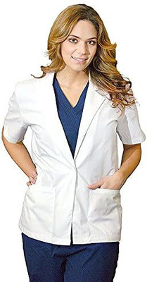 SB FASHION Lab Coat(Cotton Polyester Blend)