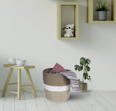 ASTRID 22 L Beige Laundry Basket(Jute)