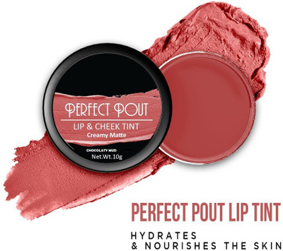 YAWI BEST NEW PROFESSIONAL LIP & CHEECK TINT CREAMY MATTE MULTI USE LIPSTICK(CHOCOLATY MUD, 10 g)