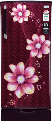 Godrej 221 L Direct Cool Single Door 3 Star Refrigerator with Base Drawer(Pearl Wine, RD 2213 PTDI 33 PL WN)