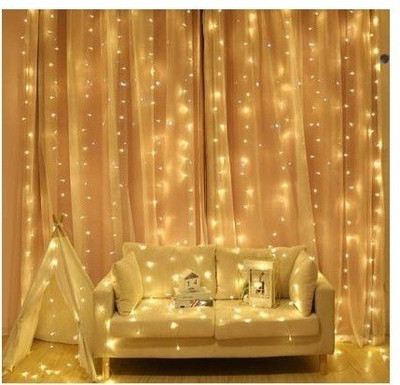 Smuf 50 LEDs 15 m Yellow Steady String Rice Lights(Pack of 1)