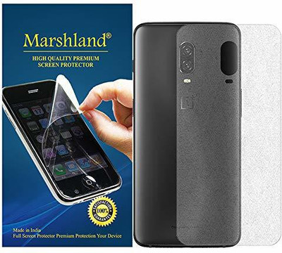 MARSHLAND Back Screen Guard for OnePlus 6T, Matte finish(Pack of 1)