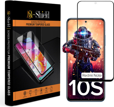 MS-Shield Edge To Edge Tempered Glass for Redmi Note 10s(Pack of 1)