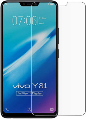 CVWOAKS Edge To Edge Tempered Glass for Vivo Y81(Pack of 1)
