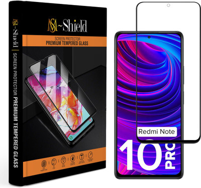 MS-Shield Edge To Edge Tempered Glass for Redmi Note 10 Pro(Pack of 1)