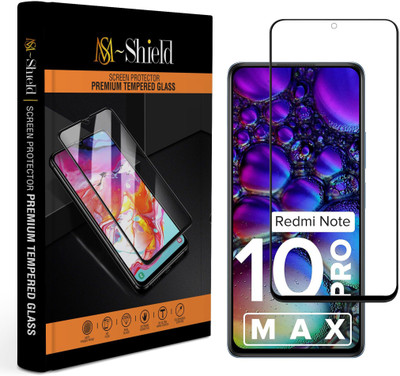 MS-Shield Tempered Glass Guard for Redmi Note 10 Pro Max(Pack of 1)