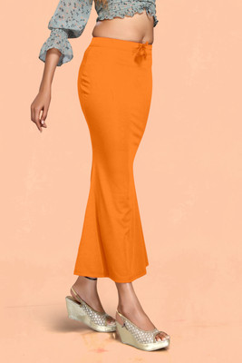 DRESQUE STORE DS_PC_TEX_FLARE_3810_ORANGE Polyester Petticoat(S)