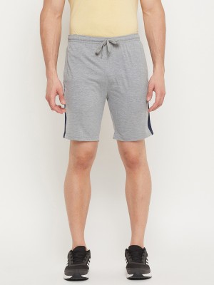 DUKE Solid Men Grey Casual Shorts