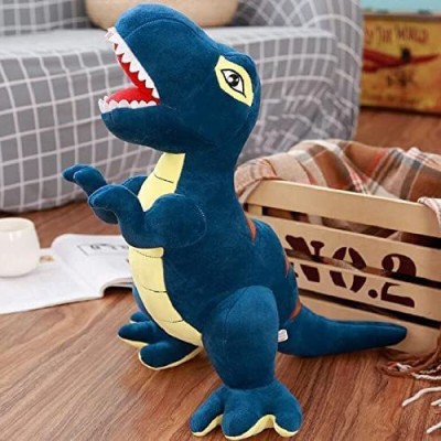 Hug 'n' Feel Stuffed Animal Dinosaur Plush Toy Stuffed Animal Pillow  - 55 cm(Blue)