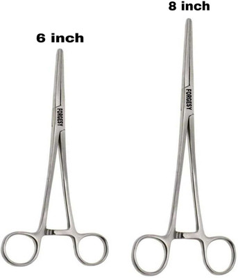 Forgesy Artery Forceps 6'' & 8'' (pack of 2) Utility Forceps