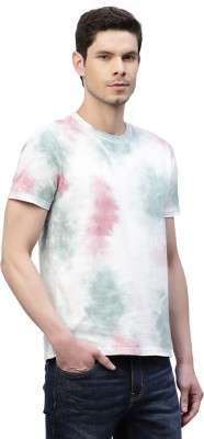 Nimble Tie & Dye Men Round Neck Multicolor T-Shirt