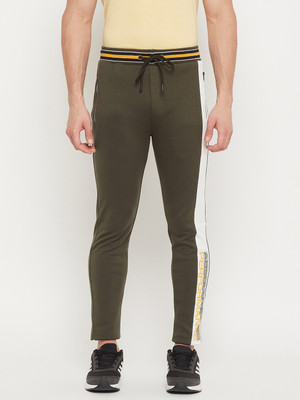 DUKE Colorblock Men Green Track Pants