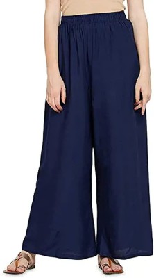 Chic Attire Regular Fit Women Dark Blue Trousers