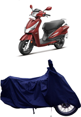 Tricway Two Wheeler Cover for Hero(Duet LX 110CC, Blue)