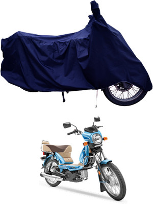 Tricway Two Wheeler Cover for TVS(Heavy Duty BS6, Blue)