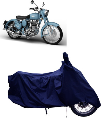 Tricway Two Wheeler Cover for Royal Enfield(Classic Squadron BS6, Blue)