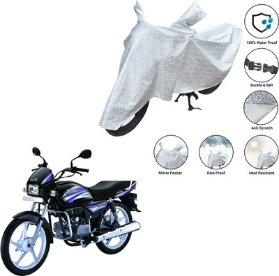 SS FOR YOUR SMART NEEDS Waterproof Two Wheeler Cover for Hero(Splendor PRO, Silver)