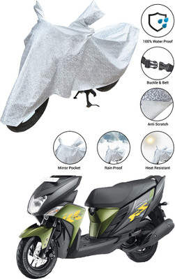 SS FOR YOUR SMART NEEDS Waterproof Two Wheeler Cover for Yamaha(RayZR 125, Silver)