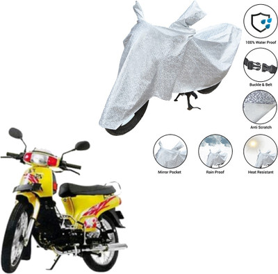 SS FOR YOUR SMART NEEDS Waterproof Two Wheeler Cover for Kinetic(K4, Silver)