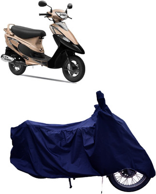 Tricway Two Wheeler Cover for TVS(Pep Plus BS6, Blue)