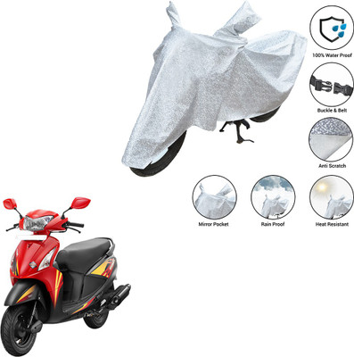 SS FOR YOUR SMART NEEDS Waterproof Two Wheeler Cover for Hero(Pleasure, Silver)