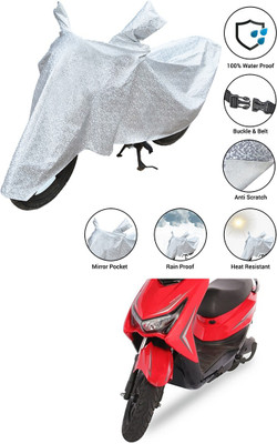 SS FOR YOUR SMART NEEDS Waterproof Two Wheeler Cover for Ampere(Reo Elite, Silver)